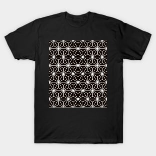 Art Deco Pattern No 57 - Black and White - Geometric Pattern T-Shirt